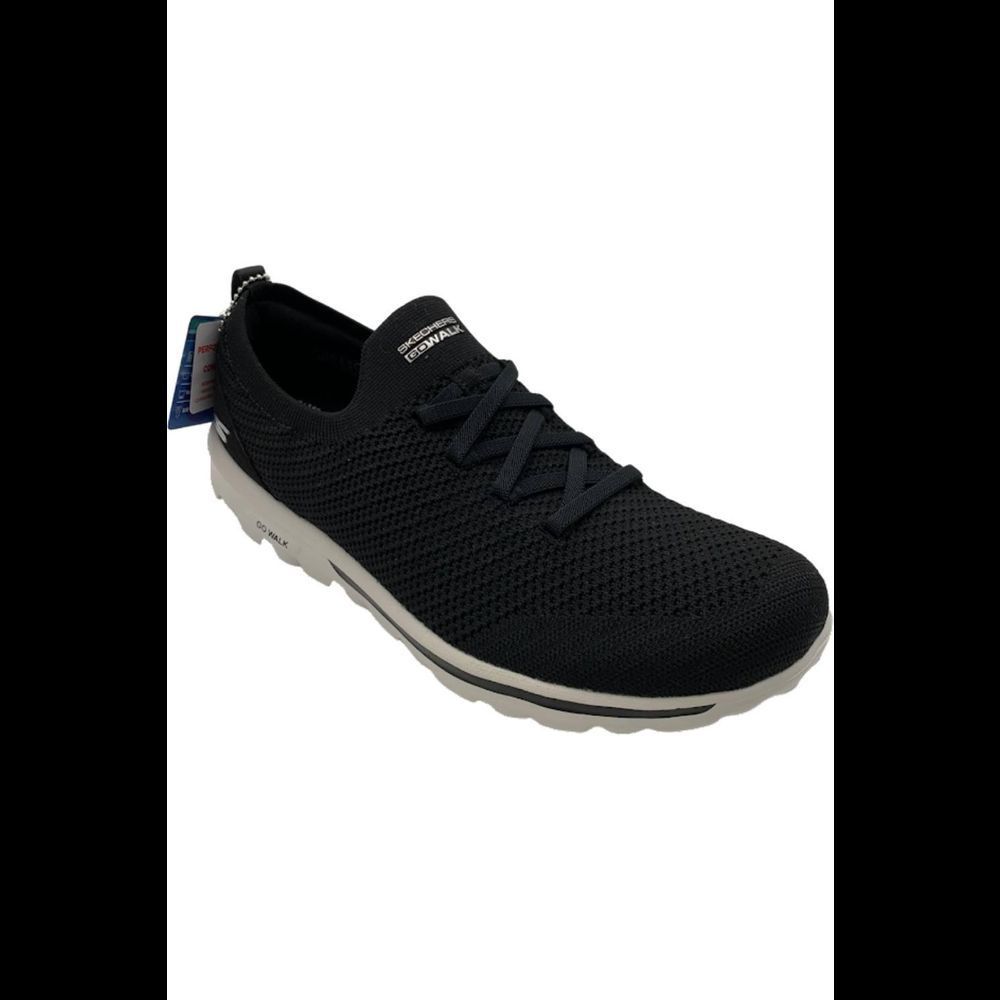 Skechers Gowalk Travel Knit Slip-On Sneaker Maui Sunset Black - Medium